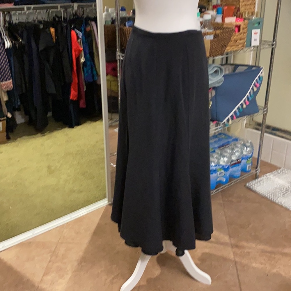 Vintage Black Maxi Skirt
